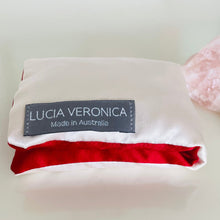 Load image into Gallery viewer, Silk Aromatherapy & Crystal Eye Pillow with Rose Petals
