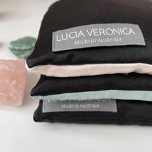 Load image into Gallery viewer, Silk Aromatherapy & Crystal Dream Pillow Set with Lavender