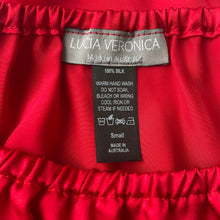 Load image into Gallery viewer, Celeste Mini Bed Shorts in Strawberry Sky Red