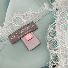 Load image into Gallery viewer, Estella Camisole in Mint Sky & White