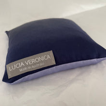 Load image into Gallery viewer, Silk Aromatherapy & Crystal Heart Pillow with Lavender