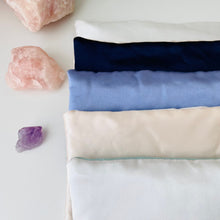 Load image into Gallery viewer, Silk Aromatherapy &amp; Crystal Eye Pillow with Rose Petals
