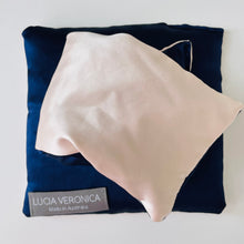 Load image into Gallery viewer, Silk Aromatherapy &amp; Crystal Eye Pillow with Lavender
