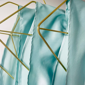 Celeste Mini Bed Shorts in Mint Sky