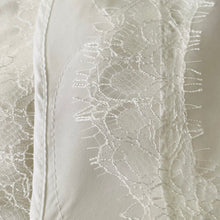 Load image into Gallery viewer, Juliette Mini Bed Shorts in Pure White &amp; White Lace
