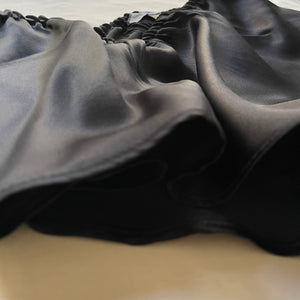 Celeste Mini Bed Shorts in Black