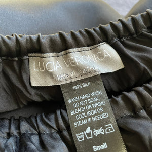 Celeste Mini Bed Shorts in Black