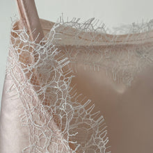 Load image into Gallery viewer, Luna Slip in Sunset Pink &amp; White Lace - Limited Release
