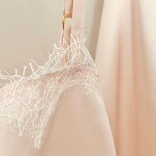 Load image into Gallery viewer, Estella Camisole in Sunset Pink &amp; White Lace - Limited Release
