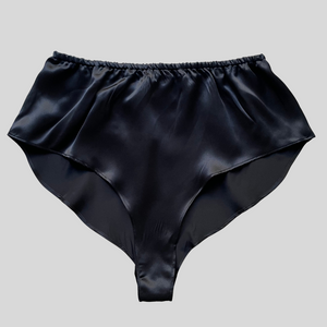 Celeste Mini Bed Shorts in Black