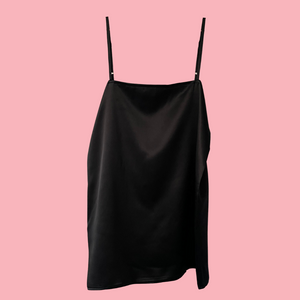 Iris Slip in True Black & Gunmetal